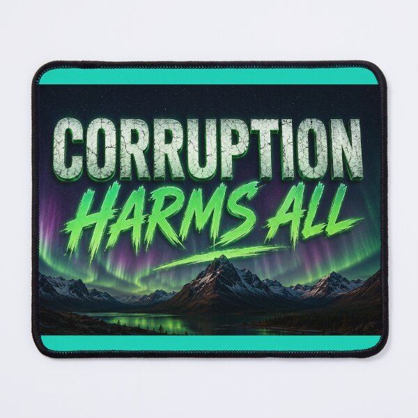 Item preview, Corruption Harms All – Celestial Mountain Scene  designed and sold by annenambiro.