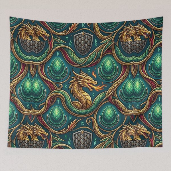 Item preview, dragon pattern designed and sold by WellN.