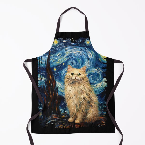 Item preview, Funny Persian Cat Starry Night Illustration Mom Dad Kids designed and sold by rafaeltto.