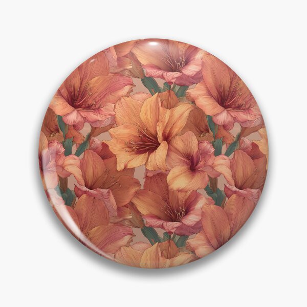 Item preview, Vibrant Amaryllis Flower  - Retro Flower Floral   - Christmas Gifts For Him designed and sold by RoyalStarsPatts.