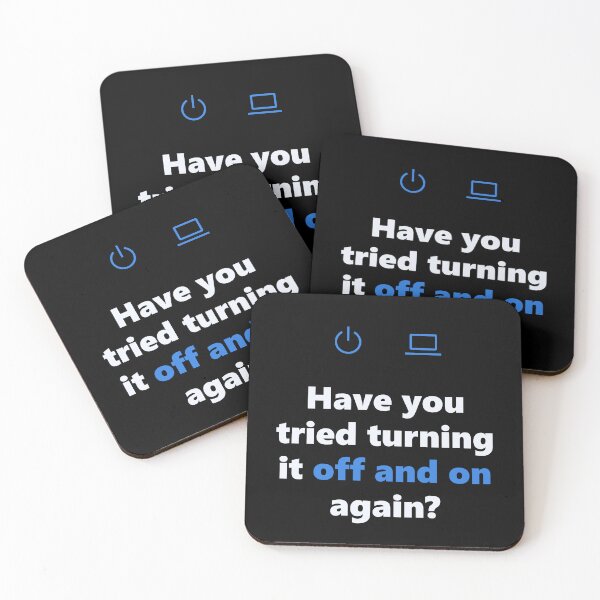 Item preview, Funny IT Shirt - Turn It Off And On - Tech Gift designed and sold by Harlo.co.