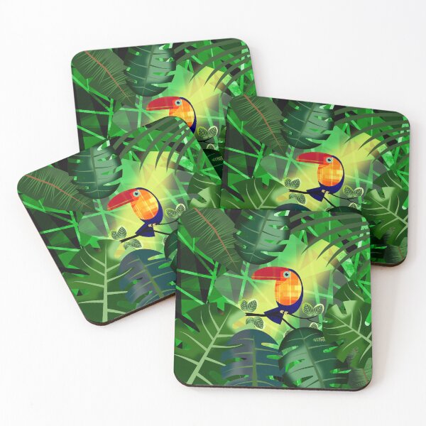 Item preview, Colourful Toucan in Jungle designed and sold by Andrew  Hitchen.