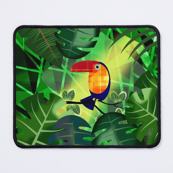 Item preview, Colourful Toucan in Jungle designed and sold by Andrew Hitchen.