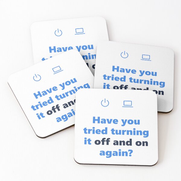 Item preview,  Funny IT Shirt - Turn It Off And On - Tech Gift - Light Edition designed and sold by Harlo.co.
