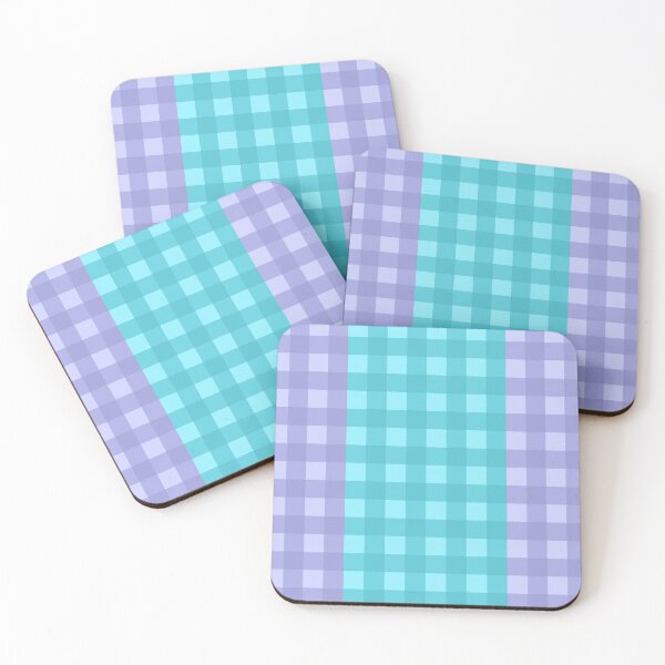 Item preview, Lavender Aqua Checkers Pattern designed and sold by zzaim.