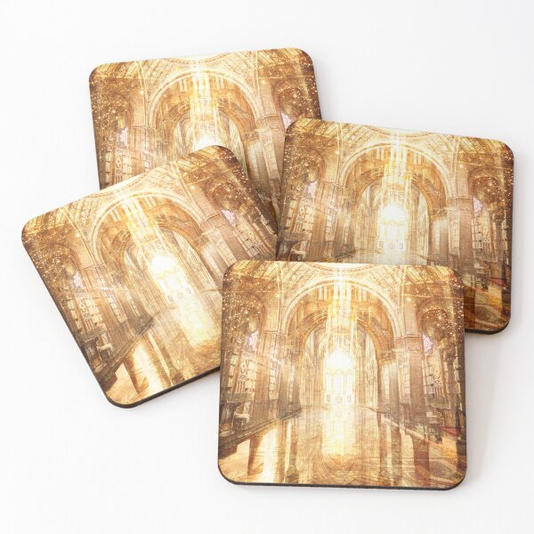 Item preview, Halls of Learning - Akashic Records Art, Golden Library Art designed and sold by Jezhawk.
