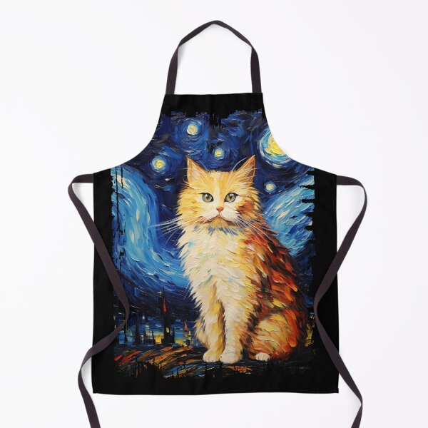 Item preview, Funny Ragamuffin Cat Starry Night Illustration Mom Dad Kids designed and sold by rafaeltto.