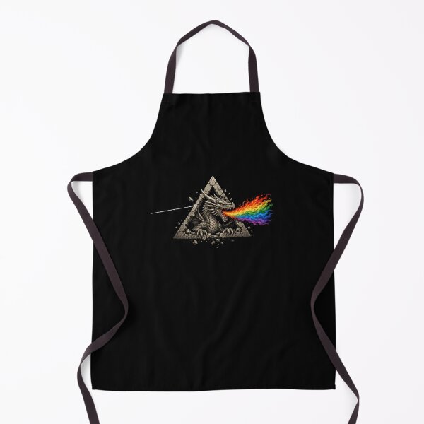 Item preview, Epic Stone Dragon Prism Rainbow Fire Breath Fantasy Art designed and sold by Fenay Designs.
