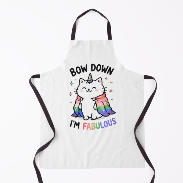 Item preview, Stay Fabulous Cute Pride Unicorn Cat designed and sold by Pixanova.
