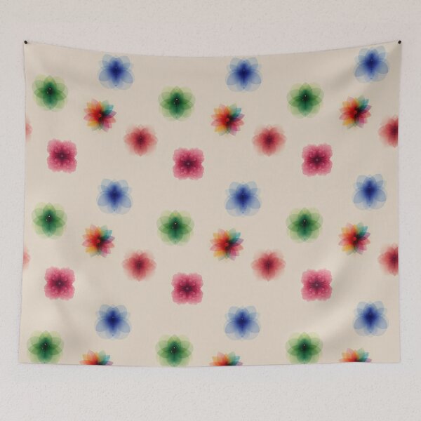 Item preview, Colorful Translucent Kaleidoscope Floral Seamless Pattern designed and sold by vibrants.