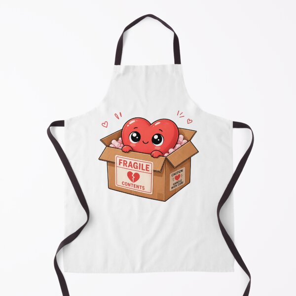 Item preview, Fragile Contents Handle With Care Cute Heart in Shipping Box designed and sold by INVITOARTE.
