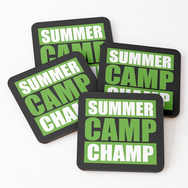 Item preview, Summer Camp Champ Funny Kids Outdoor Adventure Quote designed and sold by shirt-o-mat.