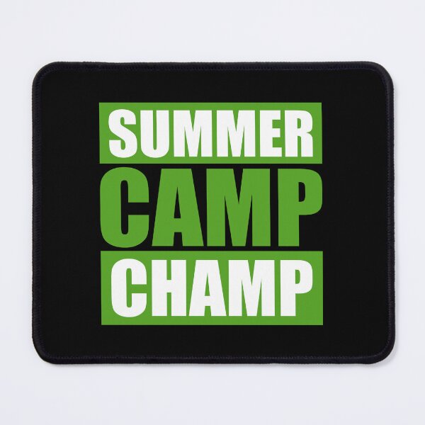 Item preview, Summer Camp Champ Funny Kids Outdoor Adventure Quote designed and sold by shirt-o-mat.