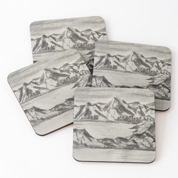 Item preview, Mountain range in 8B graphite stick. designed and sold by Dwyte2U2.