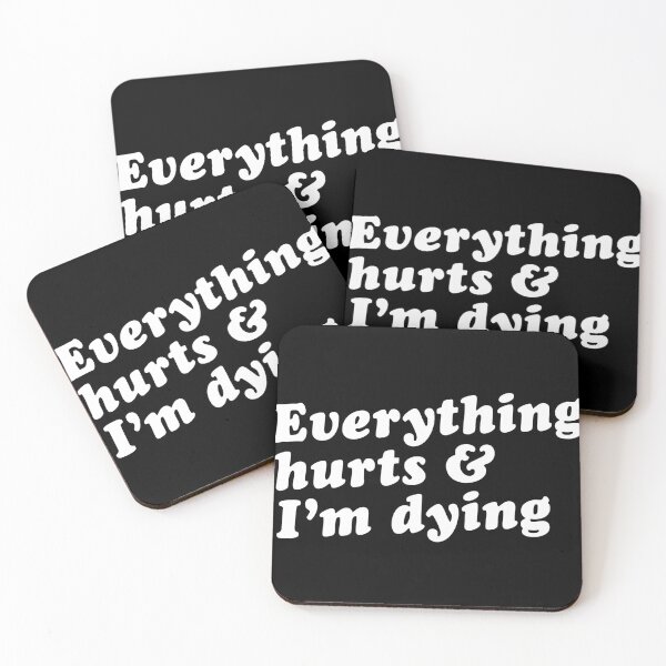 Item preview, Todo duele y me estoy muriendo designed and sold by pink-beagle.