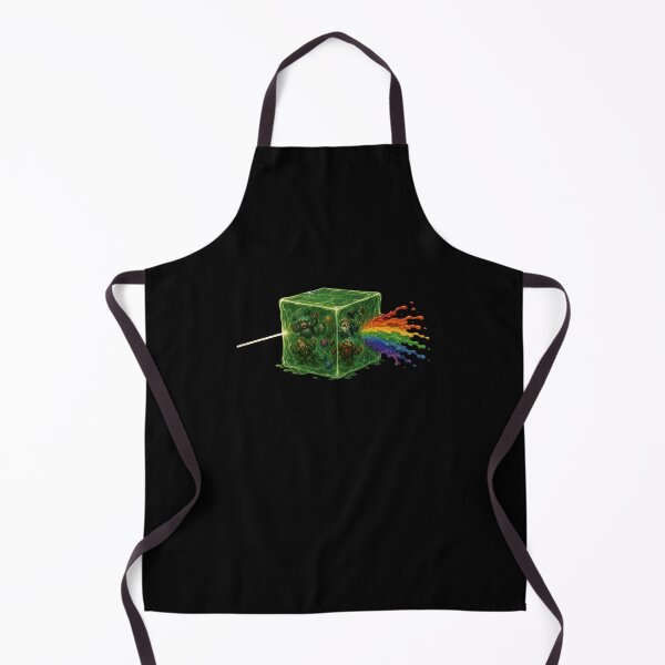 Item preview, Tabletop RPG Gelatinous Cube Prism Rainbow Liquid Parody Art designed and sold by Fenay Designs.