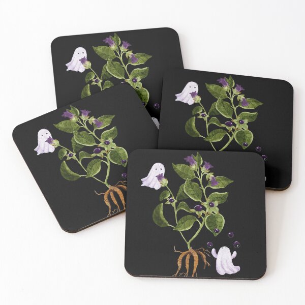 Item preview, Belladonna Ghosts Botanical Illustration Study designed and sold by katherineblower.