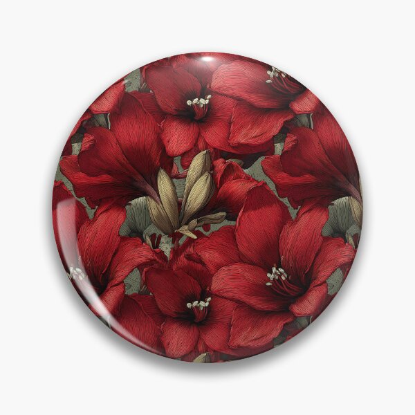 Item preview, Exotic Amaryllis Print  - Birth Flower Pattern   - Christmas Gifts For Women designed and sold by RoyalStarsPatts.