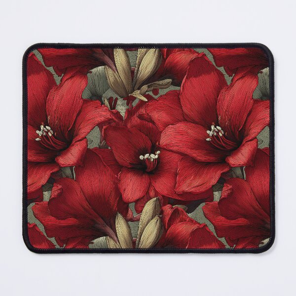 Item preview, Exotic Amaryllis Print  - Birth Flower Pattern   - Christmas Gifts For Women designed and sold by RoyalStarsPatts.