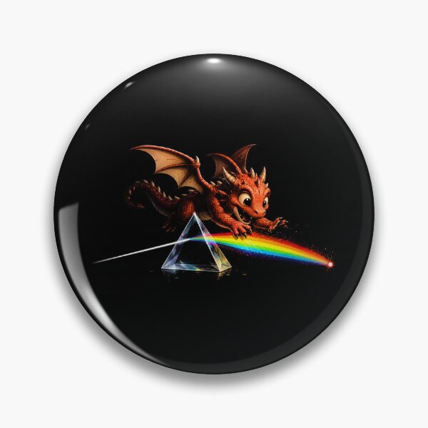 Item preview, Cute Red Baby Dragon Glass Prism Rainbow Spectrum Art designed and sold by Fenay Designs.