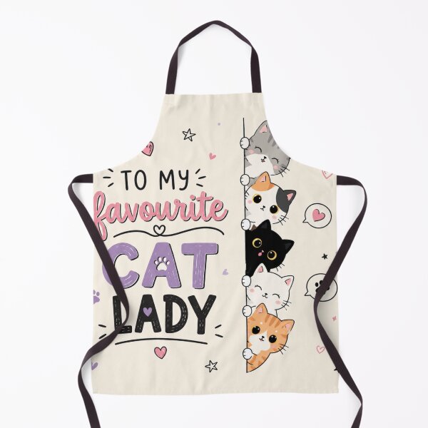 Item preview, To My Favourite Cat Lady Zipper Pouch | Cute Kawaii Cat Lover Cosmetic Bag designed and sold by IconicDesignsXd.