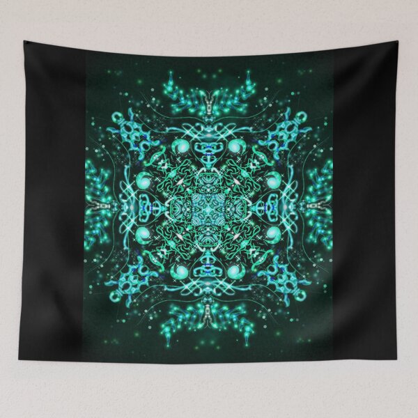 Item preview, Glowing Aquatic Mandala designed and sold by art-try.