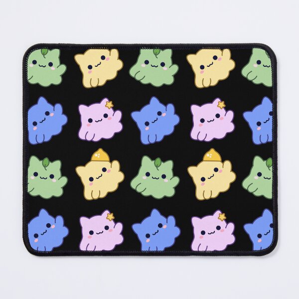 Item preview, Mochi Cute Kawaii Cat Octopus Blobs Colors Set designed and sold by MimochiStudio.