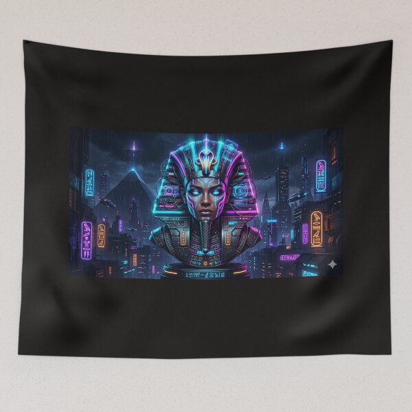 Item preview, Cyberpunk Neo-Pharaoh: Futuristic Ancient Egypt designed and sold by Neo Tokio.