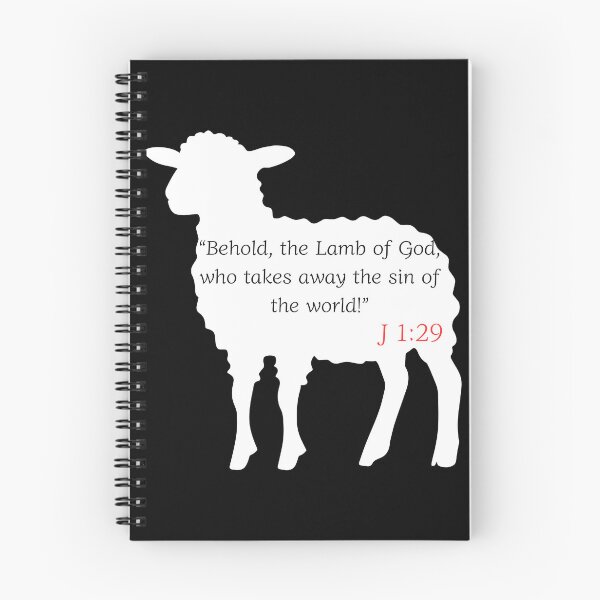 Item preview, Lamb of God John 1:29 Bible Verse Christian Quote designed and sold by Kuzmier.