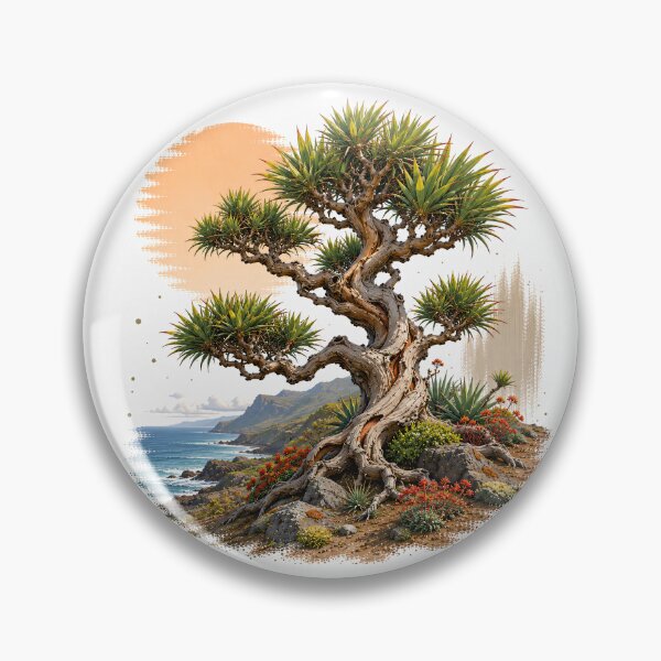 Item preview, Socotra Dragon Tree Coastal Artistic  designed and sold by StudioBloodmoon.