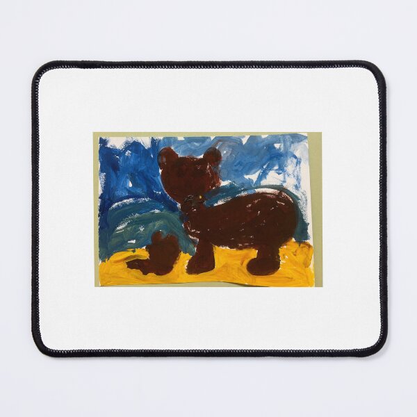 Item preview, Mother Bear and Cub Painting designed and sold by Drawshopp.
