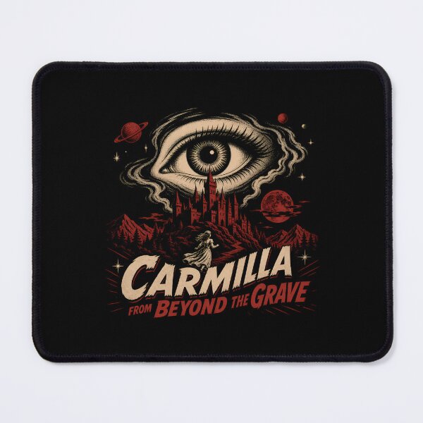 Item preview, Carmilla From Beyond the Grave Vintage Horror Movie Poster designed and sold by Fenay Designs.