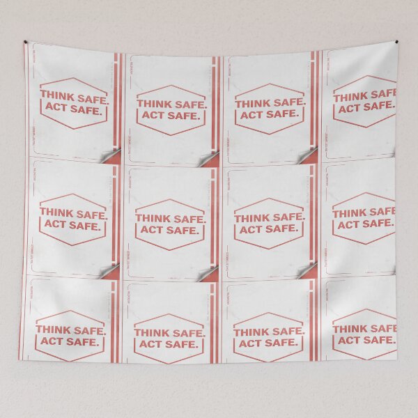 Item preview, THINK SAFE ACT SAFE designed and sold by safetygearpro.