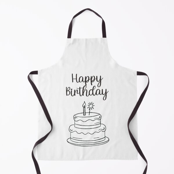 Item preview, Happy Birthday with cake designed and sold by DailyQuestPrint.