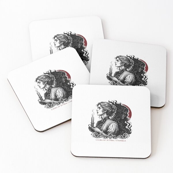 Item preview, Laura of Styria and Carmilla Gothic Engraving Vampire Art designed and sold by Fenay Designs.