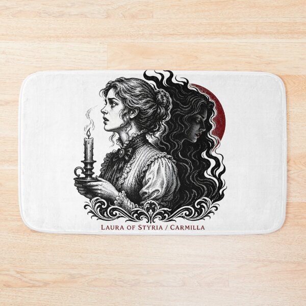 Item preview, Laura of Styria and Carmilla Gothic Engraving Vampire Art designed and sold by Fenay Designs.