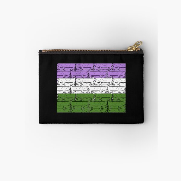 Item preview, Genderqueer Long Dog Pride Flag designed and sold by JammerSammer.
