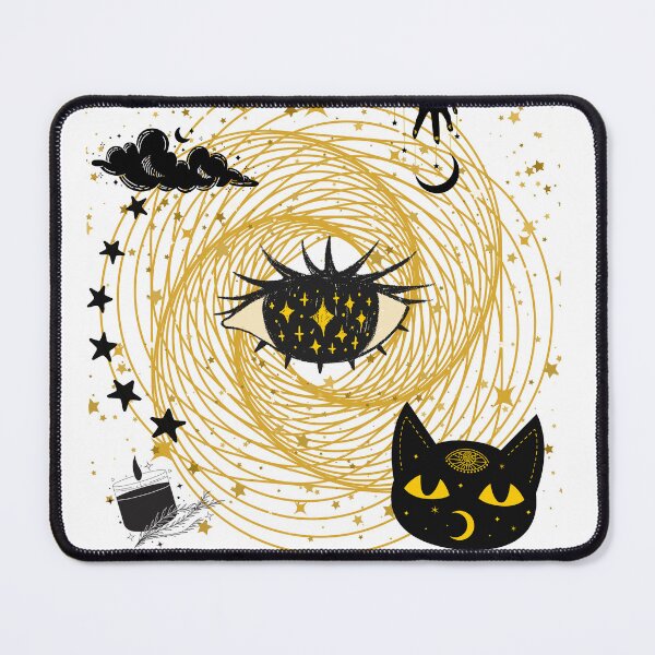Item preview, Mystic Cosmic Eye and Black Cat Magic designed and sold by AetherNest by Alicia Jia Dong.