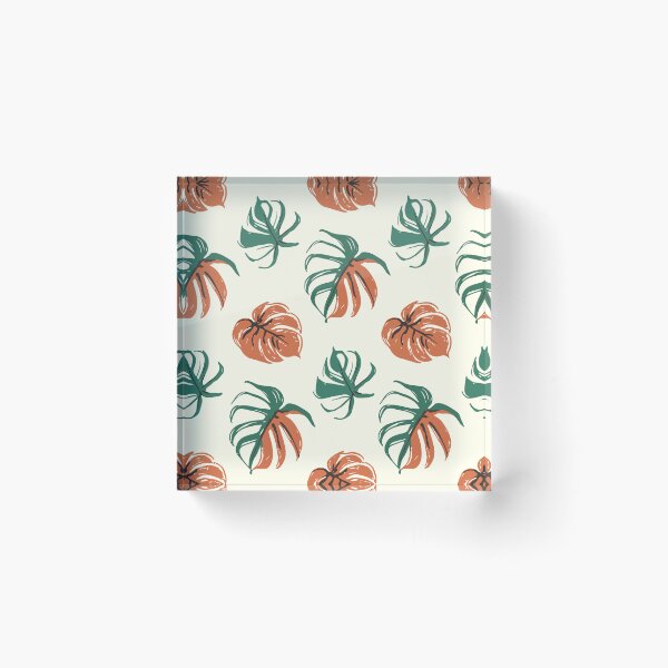 Item preview, Monstera Leaves Botanical Pattern designed and sold by vectalux.