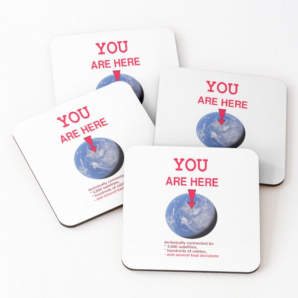 Item preview, You are here - picture of earth designed and sold by LittleGreyMan2026.
