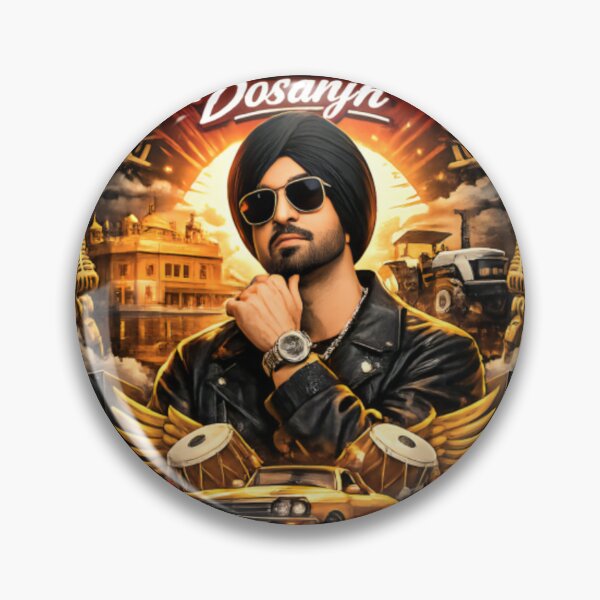 Item preview, Diljit Dosanjh Punjabi Superstar Vintage Graphic designed and sold by CatLovers Studio.