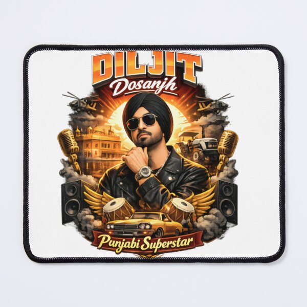 Item preview, Diljit Dosanjh Punjabi Superstar Vintage Graphic designed and sold by CatLovers Studio.