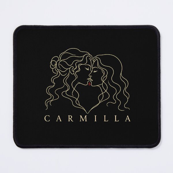 Item preview, Carmilla Minimalist Sapphic Line Art Kiss Vampire Romance designed and sold by Fenay Designs.
