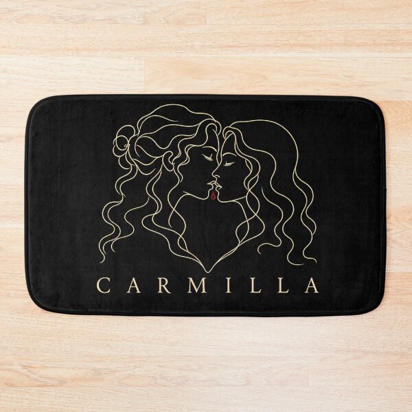Item preview, Carmilla Minimalist Sapphic Line Art Kiss Vampire Romance designed and sold by Fenay Designs.