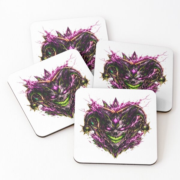 Item preview, Void Jolt Cyber Demonic Jester Skull designed and sold by RiteshCenter .