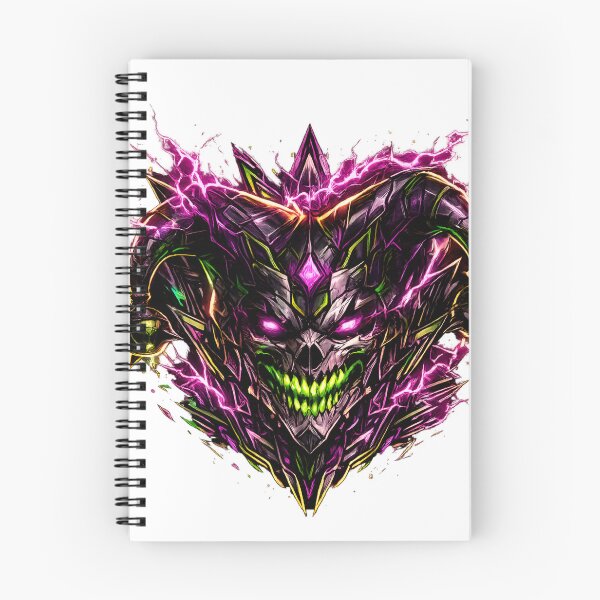Item preview, Void Jolt Cyber Demonic Jester Skull designed and sold by RiteshCenter .