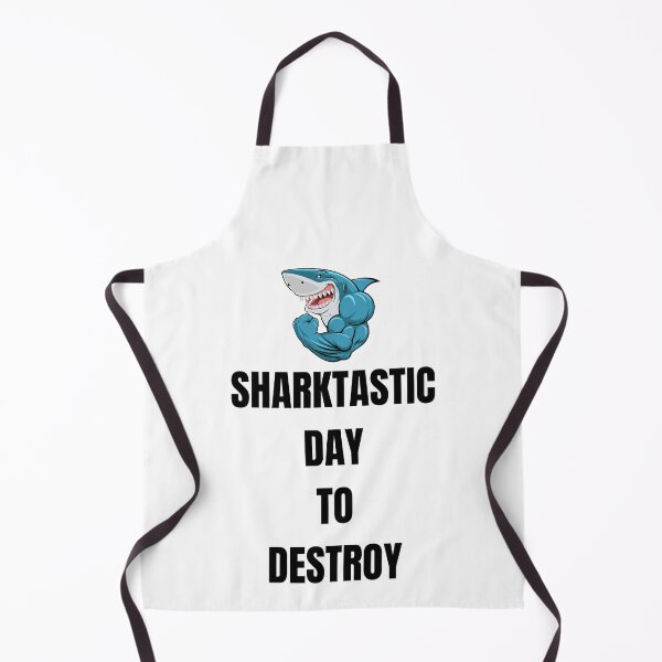Item preview, SHARKTASTIC DAY TO DESTROY Gym motivation designed and sold by DailyQuestPrint.