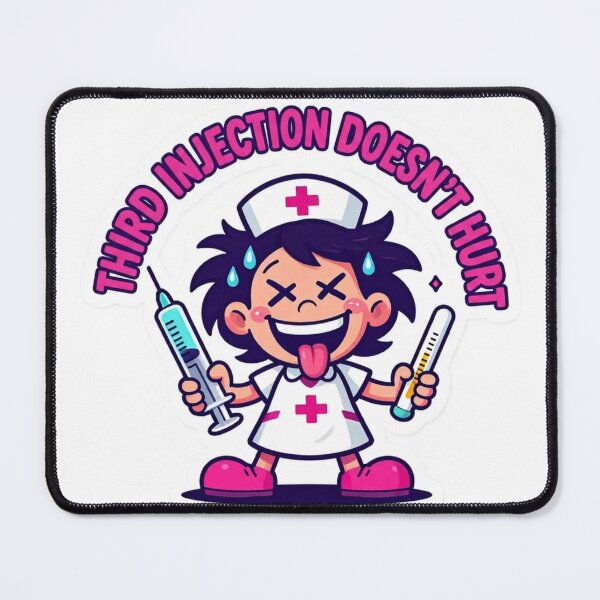Item preview, Crazy Nurse 3rd Injection Doesn't Hurt Retro designed and sold by Aneta-Design.
