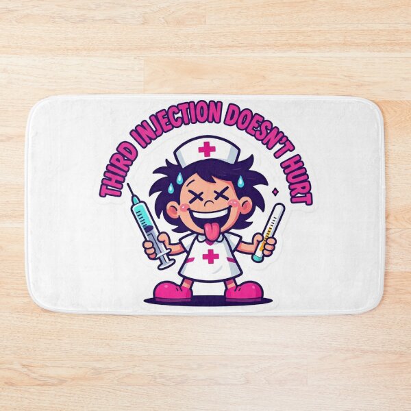 Item preview, Crazy Nurse 3rd Injection Doesn't Hurt Retro designed and sold by Aneta-Design.