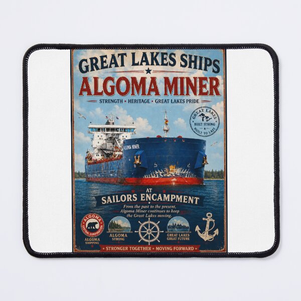 Item preview, Algoma Miner At Sailors Encampment designed and sold by greatlakesimage.